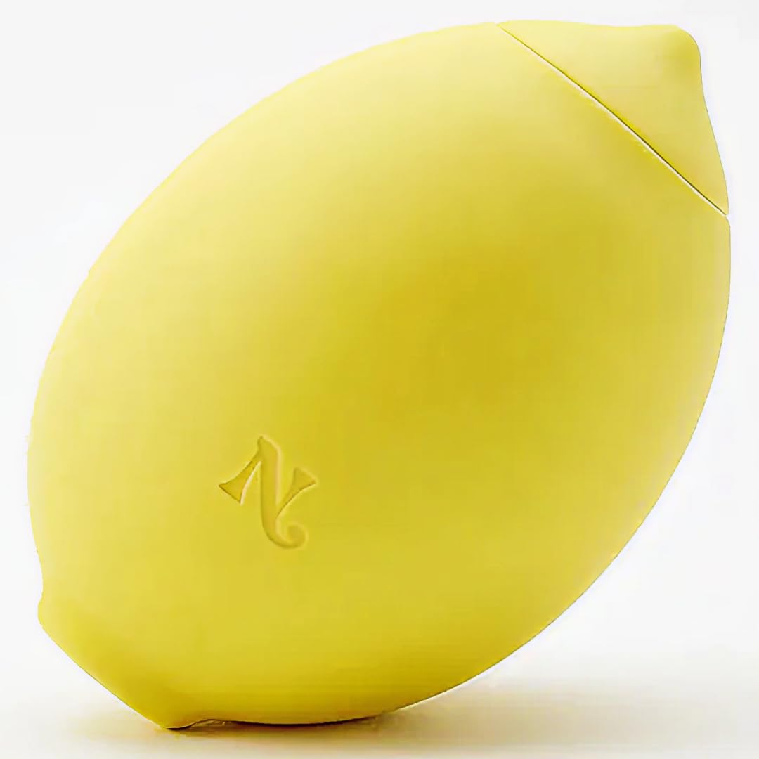 Hello Nancy Massager Device for Women, Handheld Air Suction with 12 Intensities, Discreet Lemon Shape for Comfort and Relaxation, Compact Travel Friendly Massager for Daily Wellness and Stress Relief