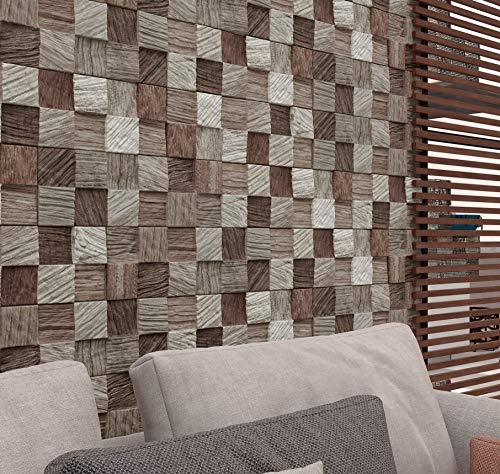 Cm. 16,3 x 51,7 | Rivestimento in gres porcellanato rettificato | Finitura Matt 4D Rilievo | Unità di vendita 1 scatola da 0,76 M2 | Pz/scatola 9 | M2/scatola 0,76 | Kg/scatola 20,00 (Taupe)