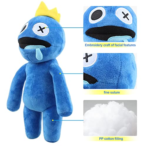 Image of Rainbow Friends Blue Plush, 11.8 inch Plushie Toy for Fans - Beautifully Stuffed Animal Doll Gift