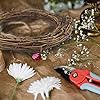 4 Pcs Grapevine Wreaths Round Rattan Vine Branch Wreath Garland for DIY Crafts, Christmas Holiday Party Decorations, Wedding Supplies (10 CM) #2