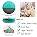 LazyMe Round Pill Organizer, BPA Free Vitamin Organizer, Portable Travel Pill Case, Purse Pill Box Hold for Pills, Jewelry, Beads, Paper Clips, Memory Cards, Charging Cables（Group, 4)