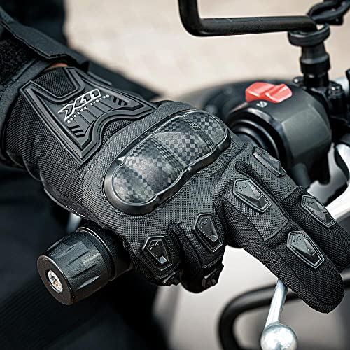 Luva X11 Protetora Blackout 2 Masculina Motociclista Motoqueiro Motoboy Bike Ciclista (M)