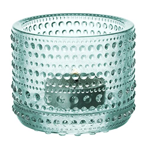 Iittala 005982 Kastehelmi windlicht, 64 mm, wassergrün