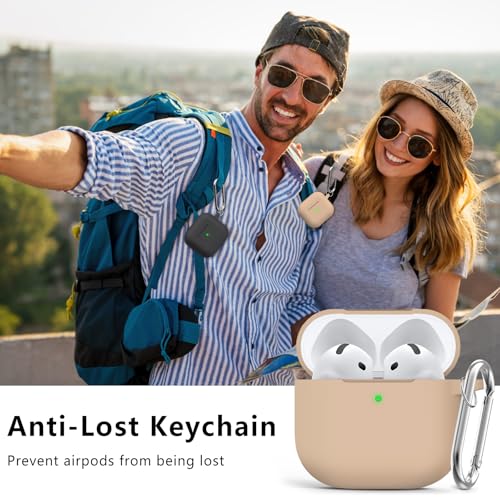 Image of Ljusmicker for AirPods 4 Case 2024 with Cleaner Kit,Brown
