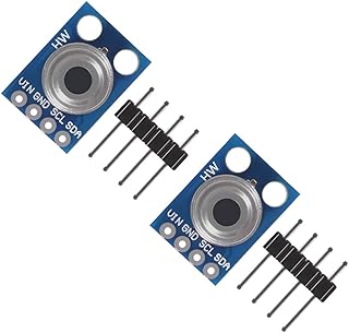 AITRIP 2 Pieces GY-906 MLX90614ESF Non-Contact Infrared Temperature Sensor Module IIC I2C Serial Power Supply 3-5 V Compatible with Arduino