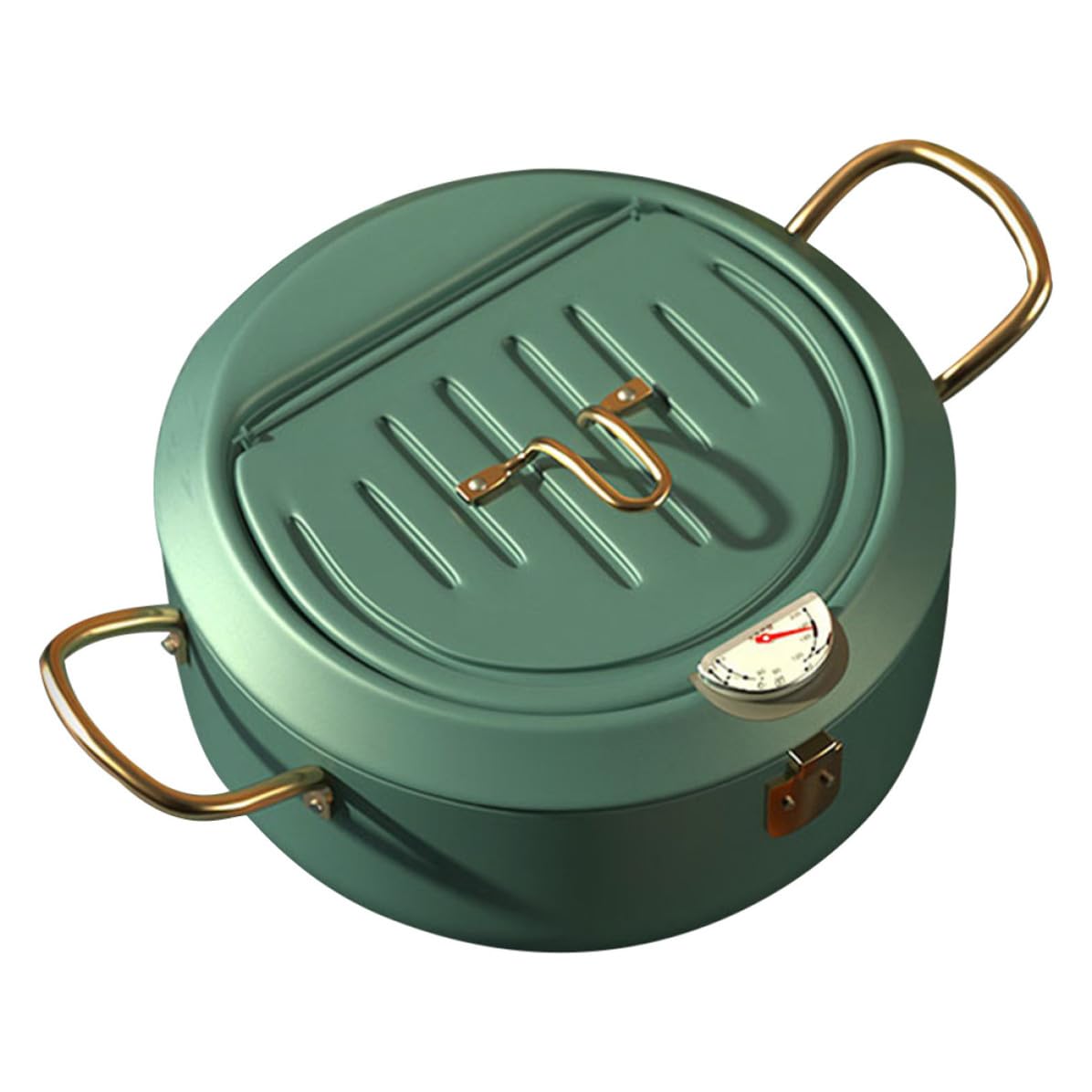 Padella Verde in Acciaio al Carbonio Induzione per Friggere