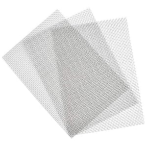 TIMESETL 304 roestvrij stalen draadgaas roestvrij staal 6 mesh, 3-delige draad mesh 30 x 21cm gaasdraad filterzeef blad…