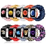 Fimpressiont 10 Packs Compatible with Apple Watch Bands Scrunchies 38mm 40mm 41mm 42 mm 44mm 45mm Wo