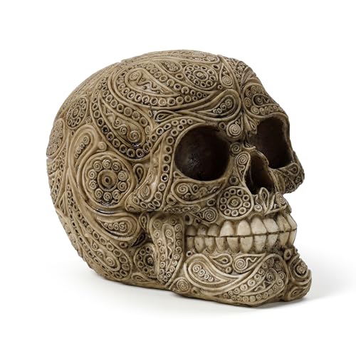 Cráneo decorativo damascado Puckator un regalo sorprendente para amantes del misterio 2