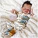 GXDHOME Bambola del Bambino Rinato Bambino Addormentato Baby Boy/Girl 18 Pollici Soft Touch Silicone Full Body Body Body Eyes Body Chiuso Bambola Neonata for Bambini 3+ (Color : Boy)