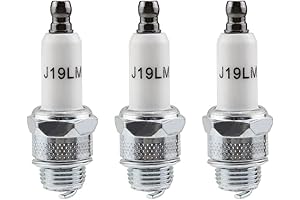 RJ19LM Spark Plug for Briggs & Stratton (3-Pack)
