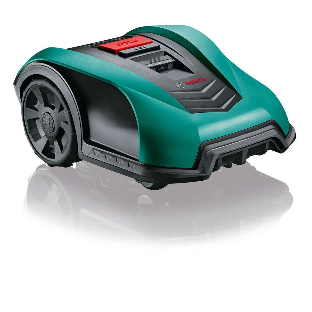 Bosch Indego 400 Connect 06008B0101 Elektrischer Rasenmäher-Roboter, kabellos, Mulchfunktion, Schnitt 19 cm