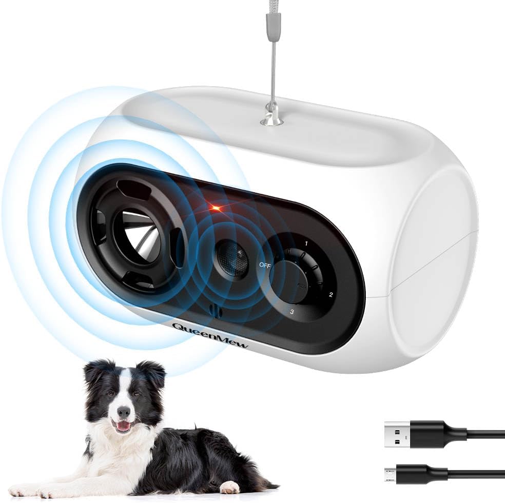 LED Ultrasonic Dog Repeller and Trainer Device 3 in 1 Anti Barking Stop