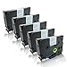Produktbild 5X Print-Klex Schriftbänder kompatibel für Brother Ptouch TZE-133 P-Touch 200 2030 VP 210 E 2100 VP 220 2400 2400 E 2420 PC 2430 PC 2450 CC 2450 DX 12mm x 8 m blau auf transparent