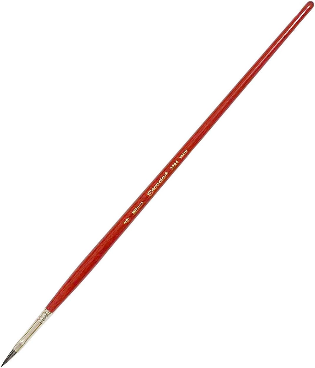 Escoda Saturno Series 3622 Artist Oil and Acrylic Paint Brush, Black Sable, Bright, Size 8