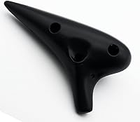Vista 23 de Aestivate Ocarina de plástico Instrumento 12 Agujero Ocarina Alto C 12-Hole Ocarina Instrumento Easy Instrument Ocarina puntiagudo (blanco)