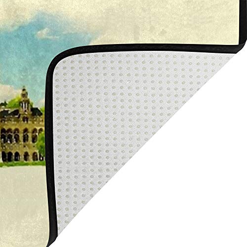 Tapis polyester doux corail pour réchauffer un sol froid - 5