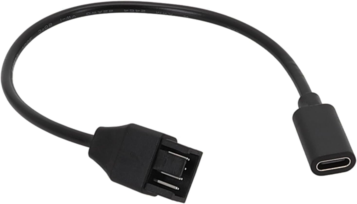 Ddujbtp Type C To Fan Cable Computer PC Fan Power Extension Cable Converter Adapter For 4Pin 3Pin Cooling Fan Accessories