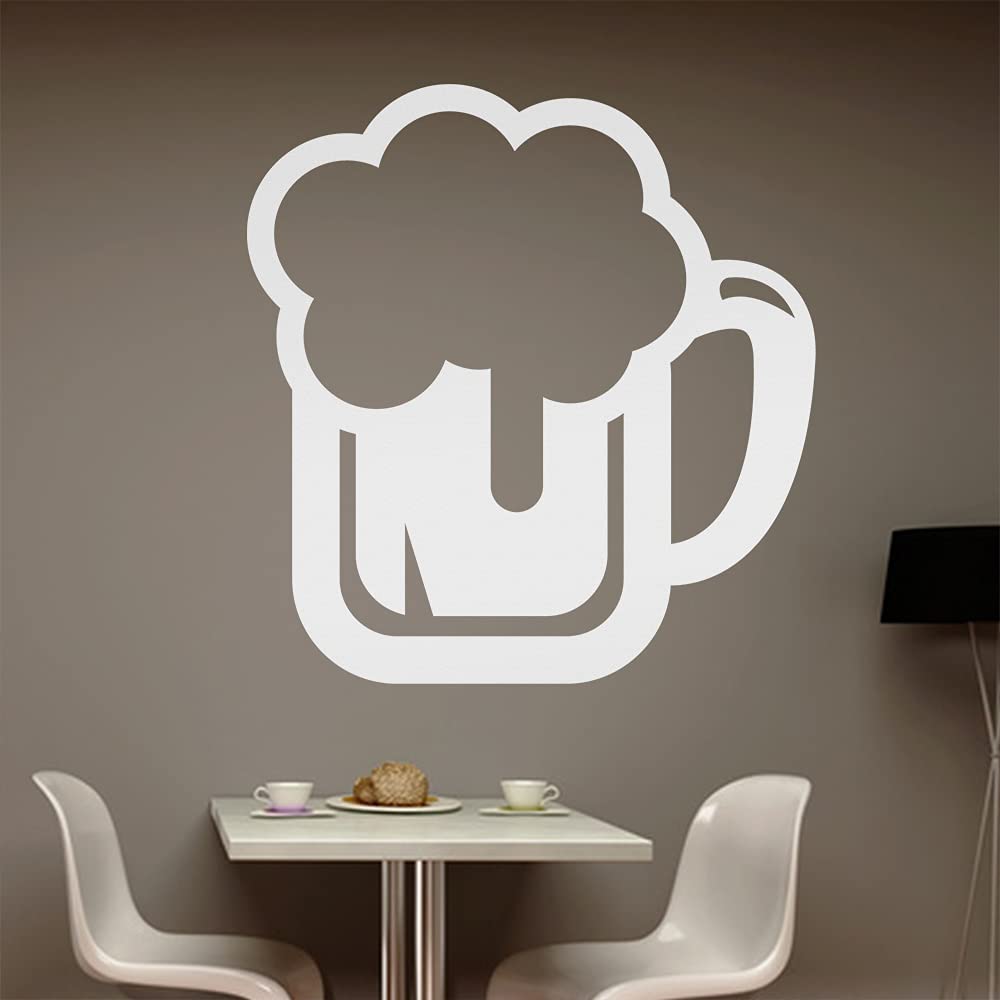 Beer Tankard Beer Barrel Drinking Glass Wall Sticker