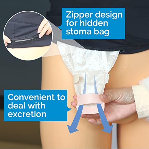 Ostomy Belt, Ostomy Supplies, Ostomy Support Belt Stealth Belt For Ostomy Bag Inner Pocket To Hold Ostomy Pouch For Men & Women, Ostomy Bag Cover For Sport & Swiming - M #TOP3