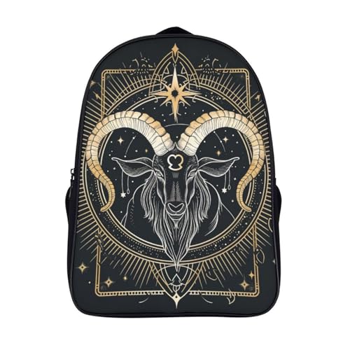 Mochila de mujer para viajar y colegio de diseño cómodo estilo Capricorn