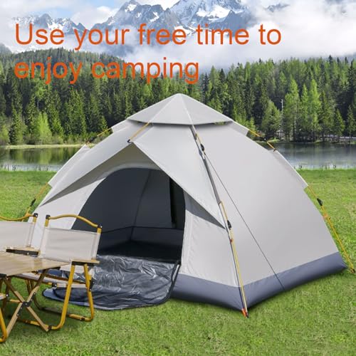 Carpa automática pop-up multiusos doble puerta portátil miniatura 3