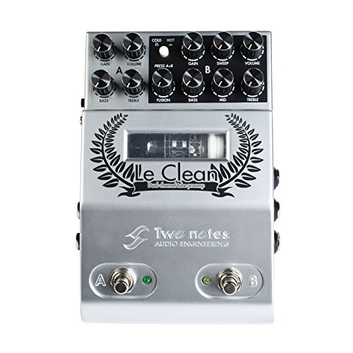 Two notes Le Clean プリアンプ Two Notes Le Clean 2-channel U.S. Tones Tube Preamp Pedal | Sweetwater