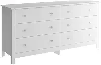 Cômoda Ditália 6 Gavetas Dm-221 Branco