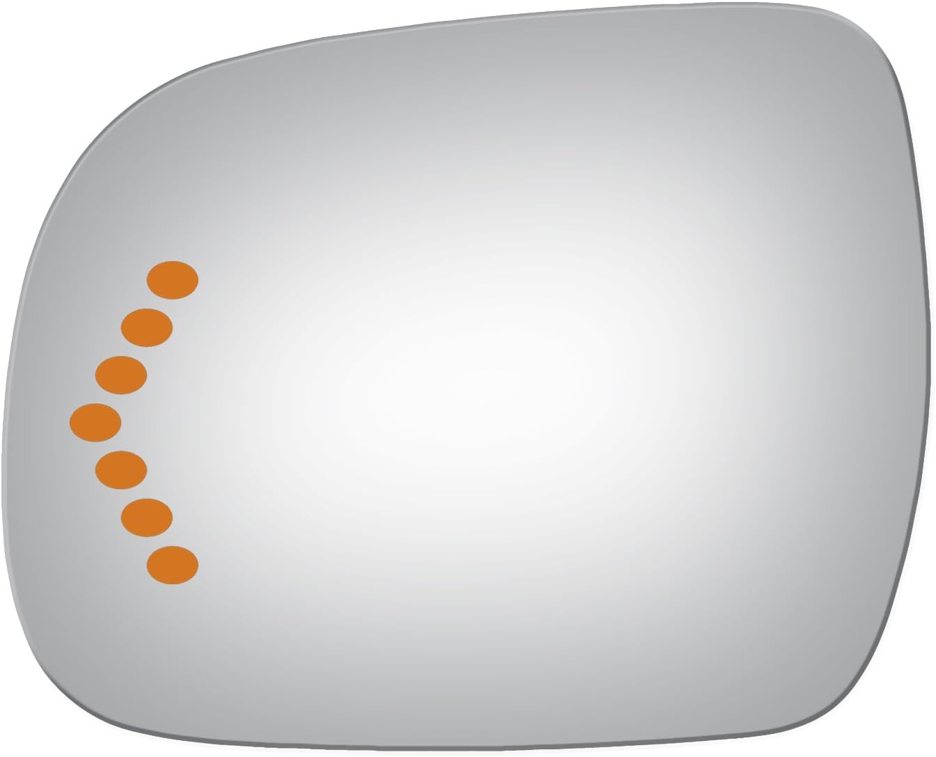 Burco 4626S Flat Driver Side Power Replacement Mirror Glass for 05-07 Toyota Sienna (2005, 2006, 2007)