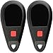 KeylessOption Keyless Entry Remote Control Car Key Fob Replacement for NHVWB1U711 (Pack of 2)