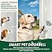 Yoiilifee Dog Door Bell for Potty Training, Smart Wireless Doggie Doorbell to Go Outside, 1000 Feet Long Range with IP65 Waterproof Touch Button, 20 Melodies & Adjustable Volume (2 Button)