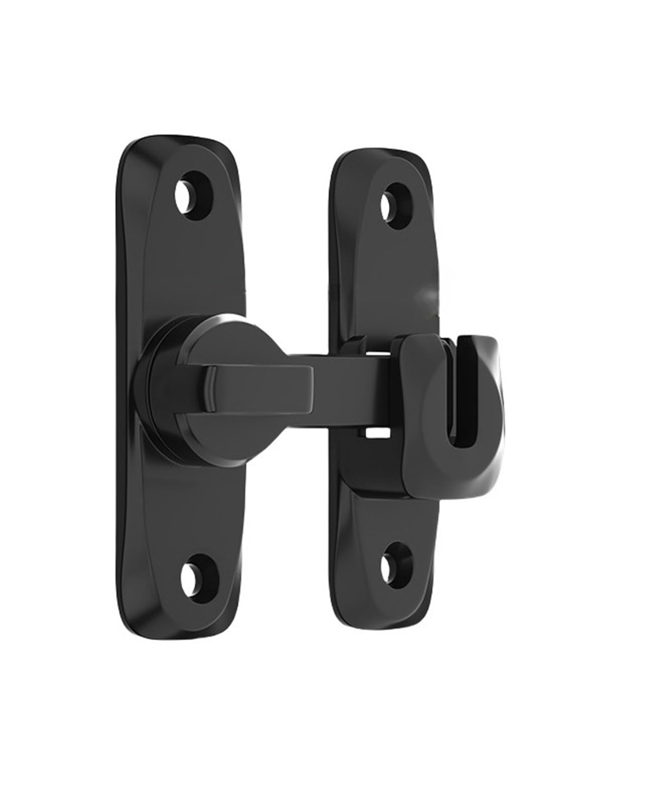 CYJAZNHH 90/180 Deg Flip Sliding Latch Zinc Alloy Cabinet Bathroom