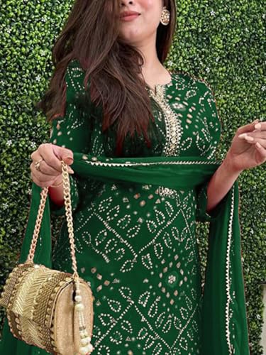 Image of GoSriKi Viscose Printed Straight Kurta with Pant and Dupatta for Women | Viscose Wine | 3 /4 Sleeve | Round Neck V-Slit | Ethnic Wear Casual Wear