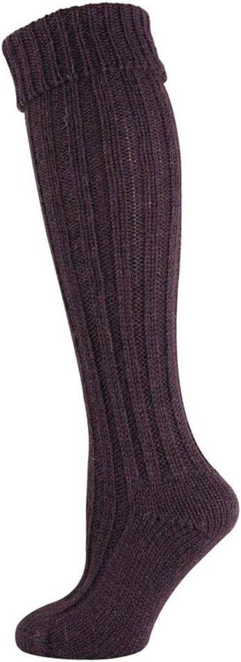 Mysocks Knee High Irish Jacob Sheep Wool Socks