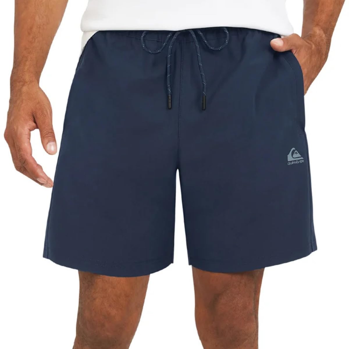 Photo 1 of Quiksilver Men's Regular Fit Stretch Waist Water Friendly Active Hybrid Shorts, Mediterranea, Large