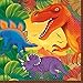 Amscan Dinosaur 2-Ply Luncheon Napkins-16 Pcs Servilletas prehistóricas de Dinosaurio de 2 Capas, 16 Unidades, Multicolor