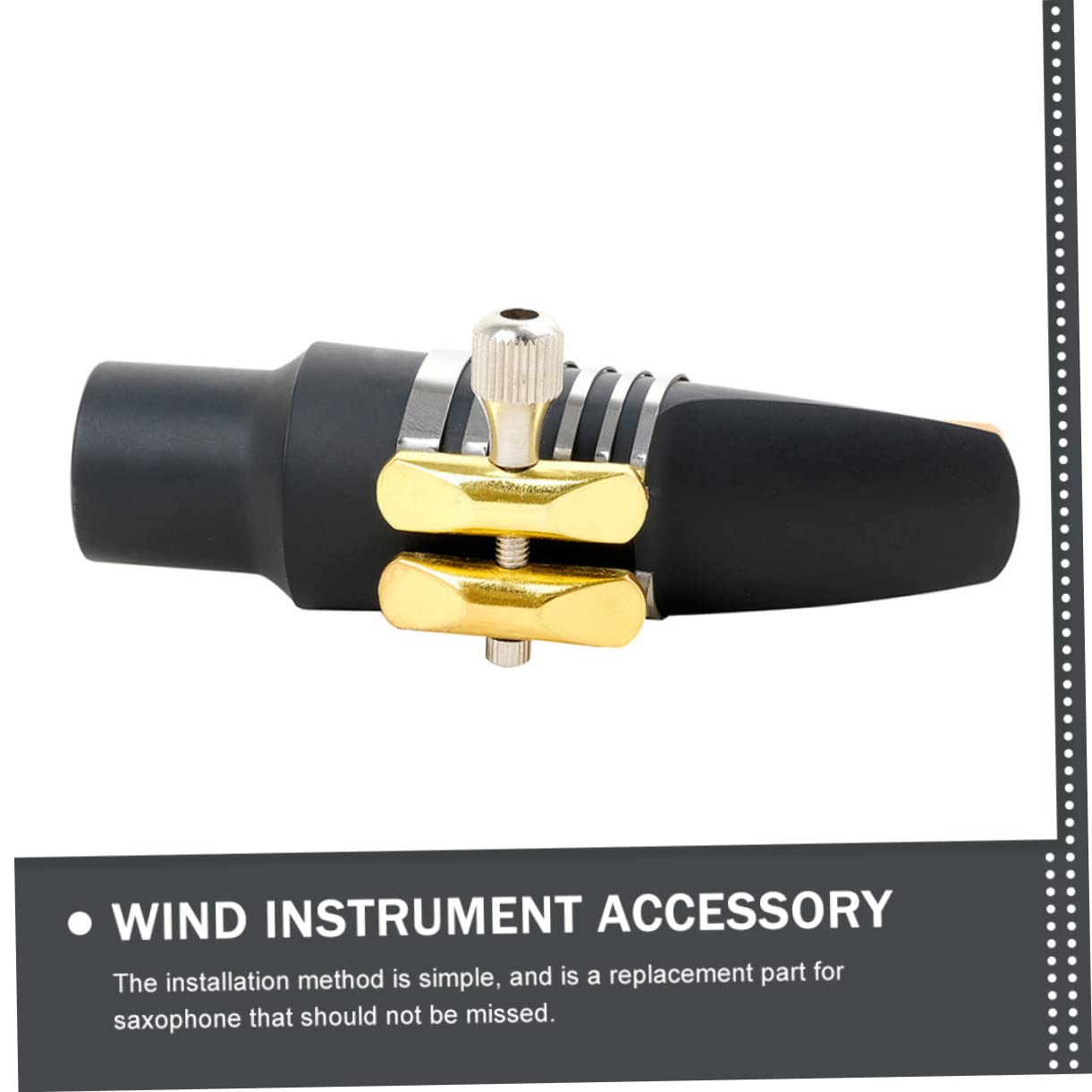 2stücke Saxophon Clip Einstellbarer Saxophon Fastener Stabiler Halteclip Für Klarinettisten Und Saxophonspieler Geeignet Für Alt Und Tenorsaxophon