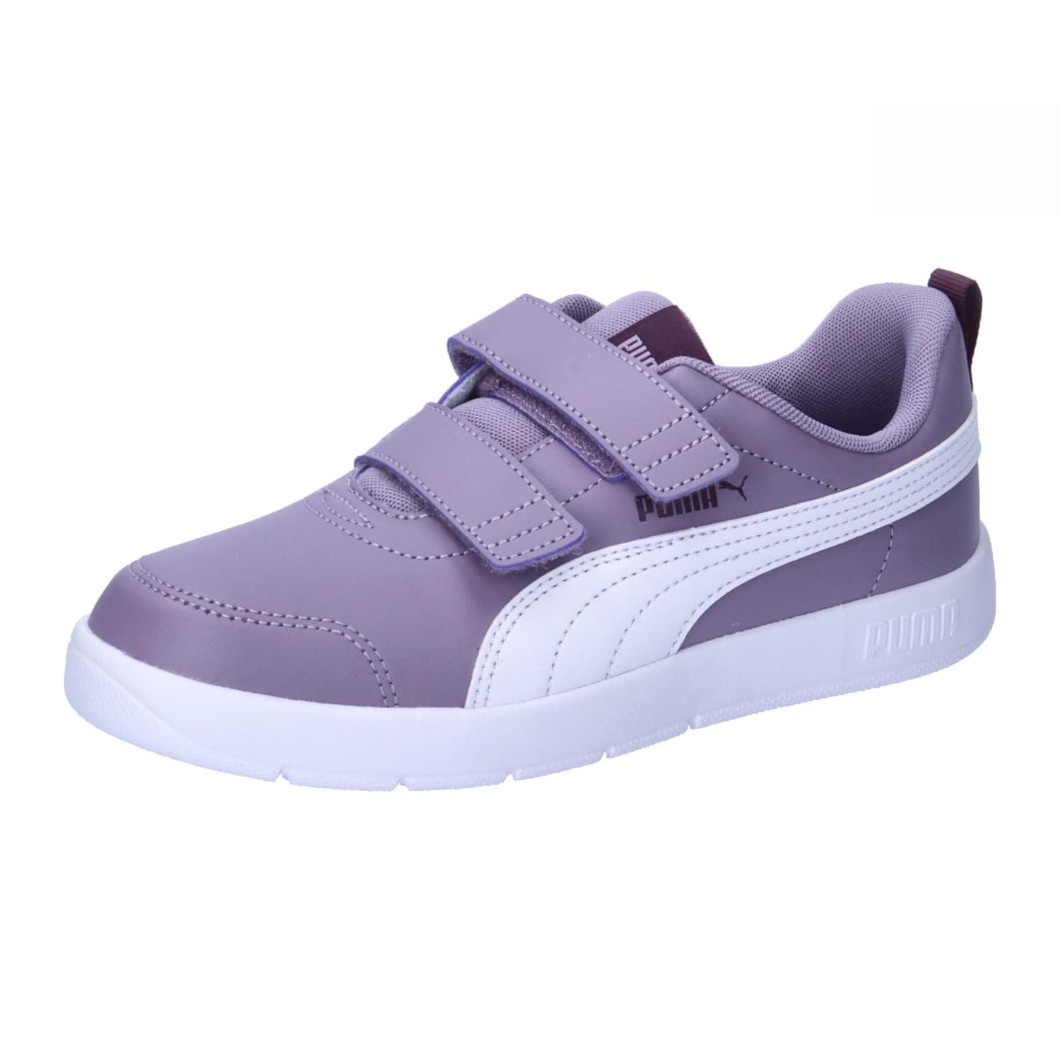 PUMA Unisex Kids Courtflex V3 V Ps Sneaker, Pale Plum Puma White, 2.5 UK