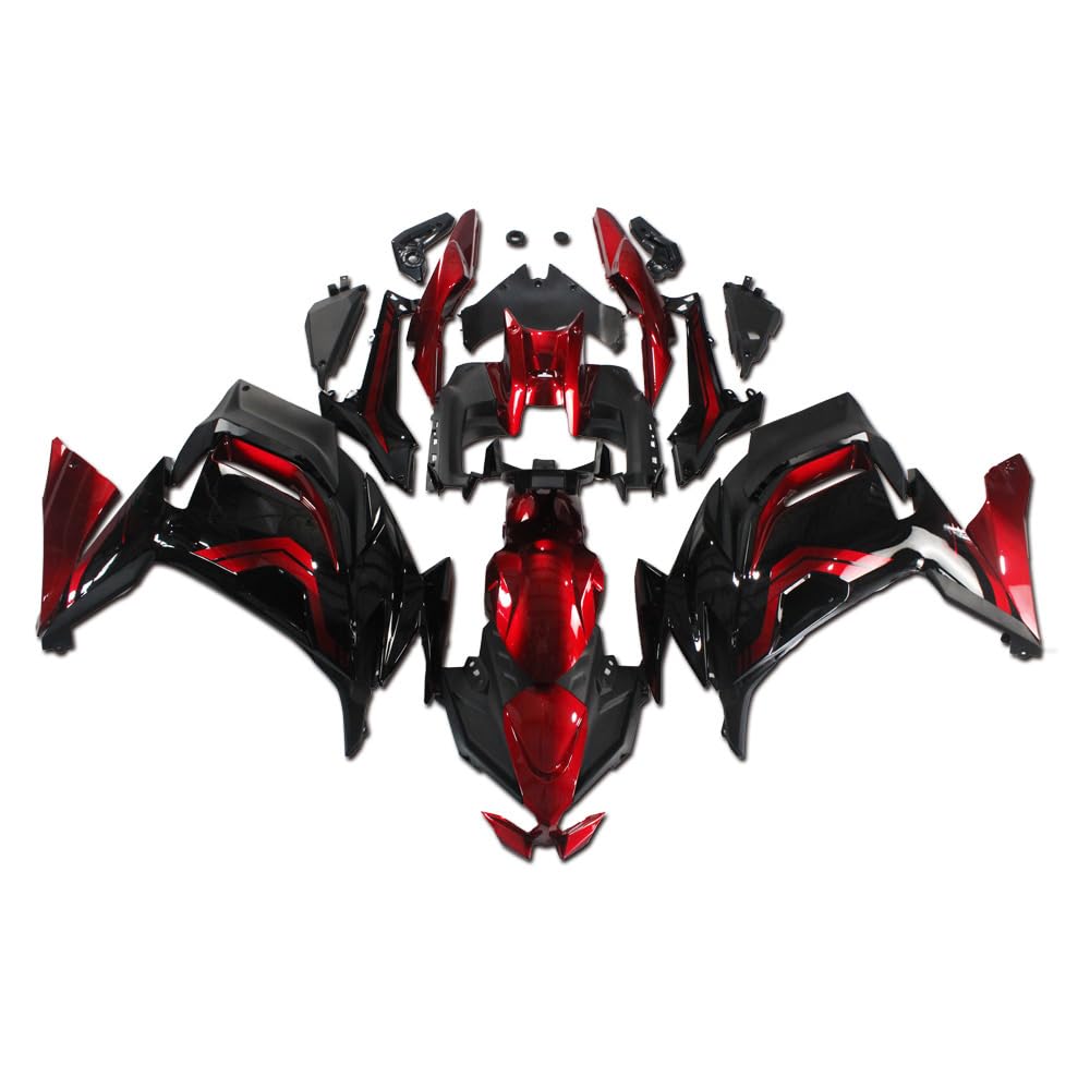 Amazon.com: NT FLYING MC Red Black Fairing Fit for Kawasaki Ninja