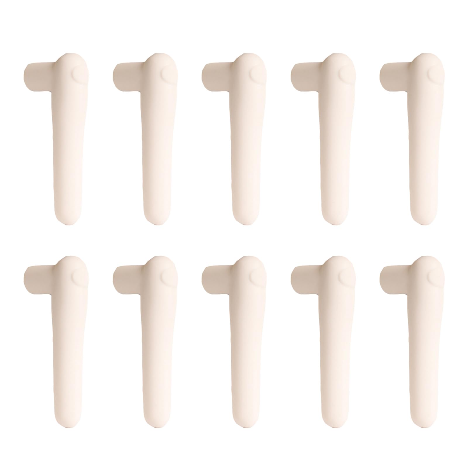 Silicon silicone souple fixe amortisseur de poignée pour meuble et armoire de bureau lot de 10