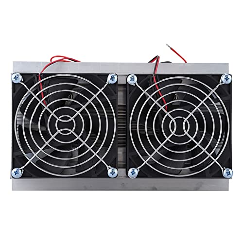 Semiconductor Cooling System Kit, Thermoelectric Semiconductor Cooler, 2 Cooling Fans, 2 Large Fans and 2 Cold Junction modules