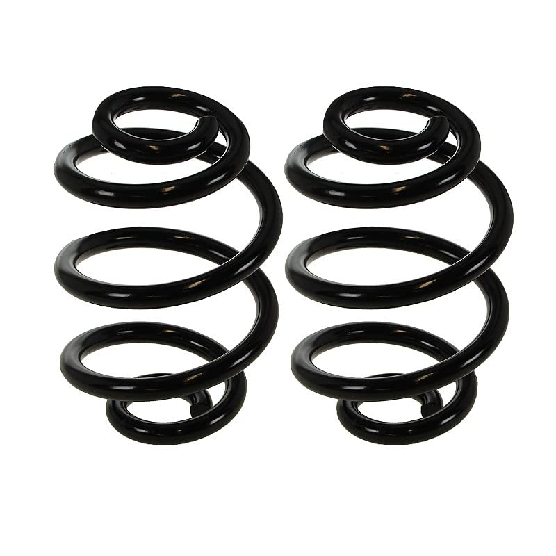 BESTPRICE 2x Suspensión trasera muelle espiral izquierda y derecha compatible con BMW Serie 3 Coupe (E46), 3 (E46)
