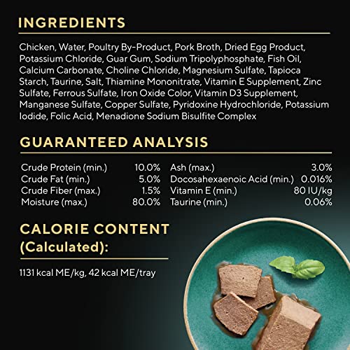 Sheba Perfect Portions Kitten Paté Wet Cat Food Trays (24 Count, 48 Servings), Savory Chicken Entrée, Easy Peel Twin-Pack Trays #TOP5