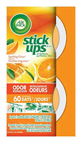 Image of Air Wick 6233885826 Stick Ups Air Freshener, Sparkling Citrus, 2-Pk. - Quantity 12