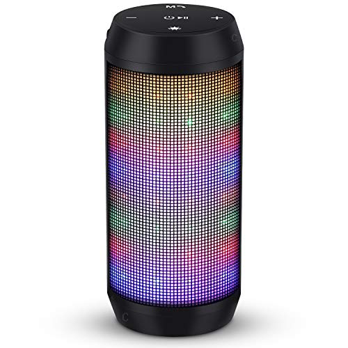 ELEHOT Portable Bluetooth Speaker with 5 Modes Light USB Rechargeable Bluetooth Speakers