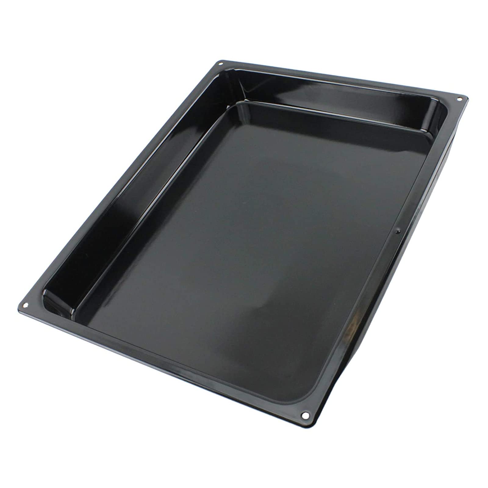 SPARES2GO Universal-Ofen-Herd-Grill-Pfanne mit verstellbarem und ausziehbarem Regal, Backblech, Bräter Large Roasting Tray
