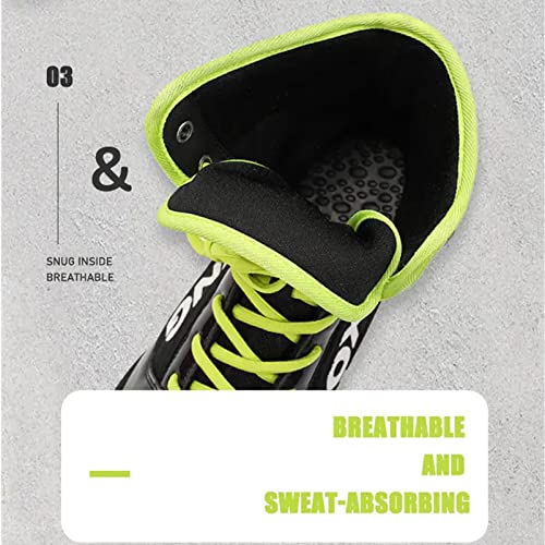 Image of Mens Boxing Shoes High Top Wrestling Training Boots Non Slip | professiona boxing shoes for men boxing sneakers women wrestling shoes