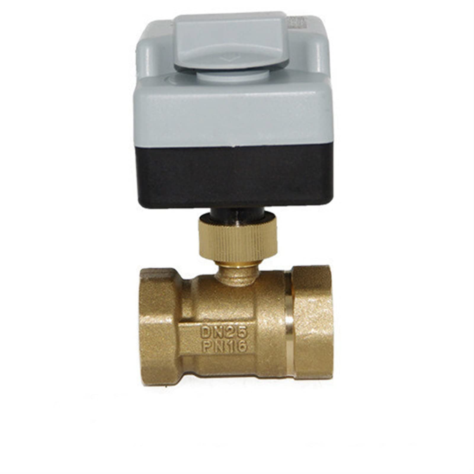 Interruptor de Flujo de Agua eléctrico, válvula de Bola de 3 vías, unidireccional, bidireccional, Tres Cables, Dos Controles, CA 220 V, Rosca Interna, Herramientas de Punta, 1 Unidad | 3way DN25