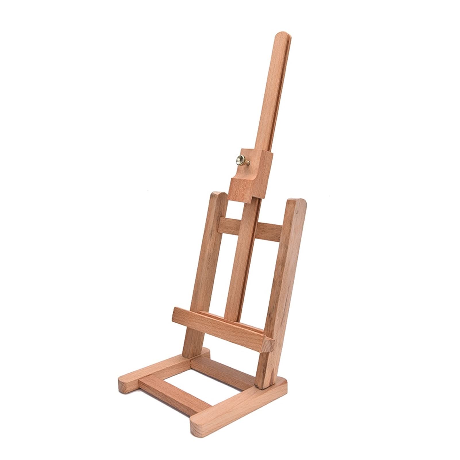 CWCQGH Tabletop Easel Easels 15.7 x 43.5cm Easel for Painting and Sketching Foldable Easel Display Wooden Sketch Frame for Artist