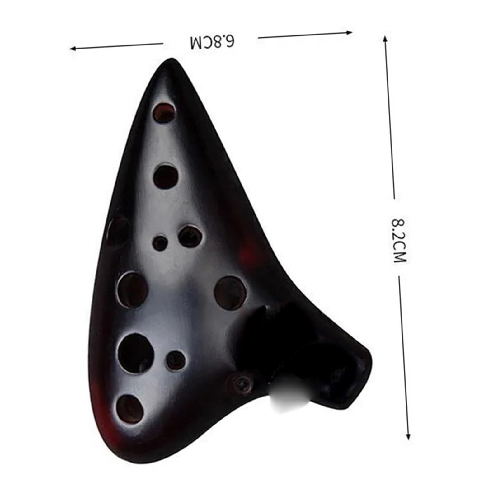 Ocarina Pour Adultes Clé ocarina S/C durable à 12 trous/Soprano C